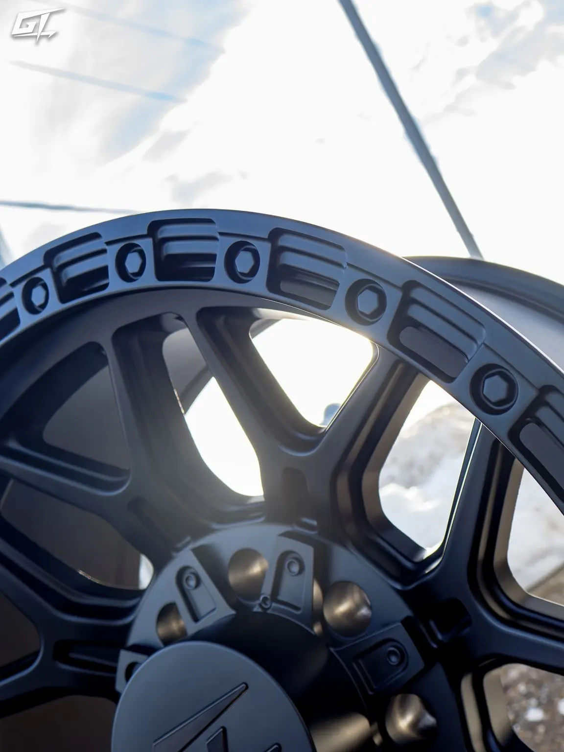 GT Off-Road Revolt in Matte Black, close-up