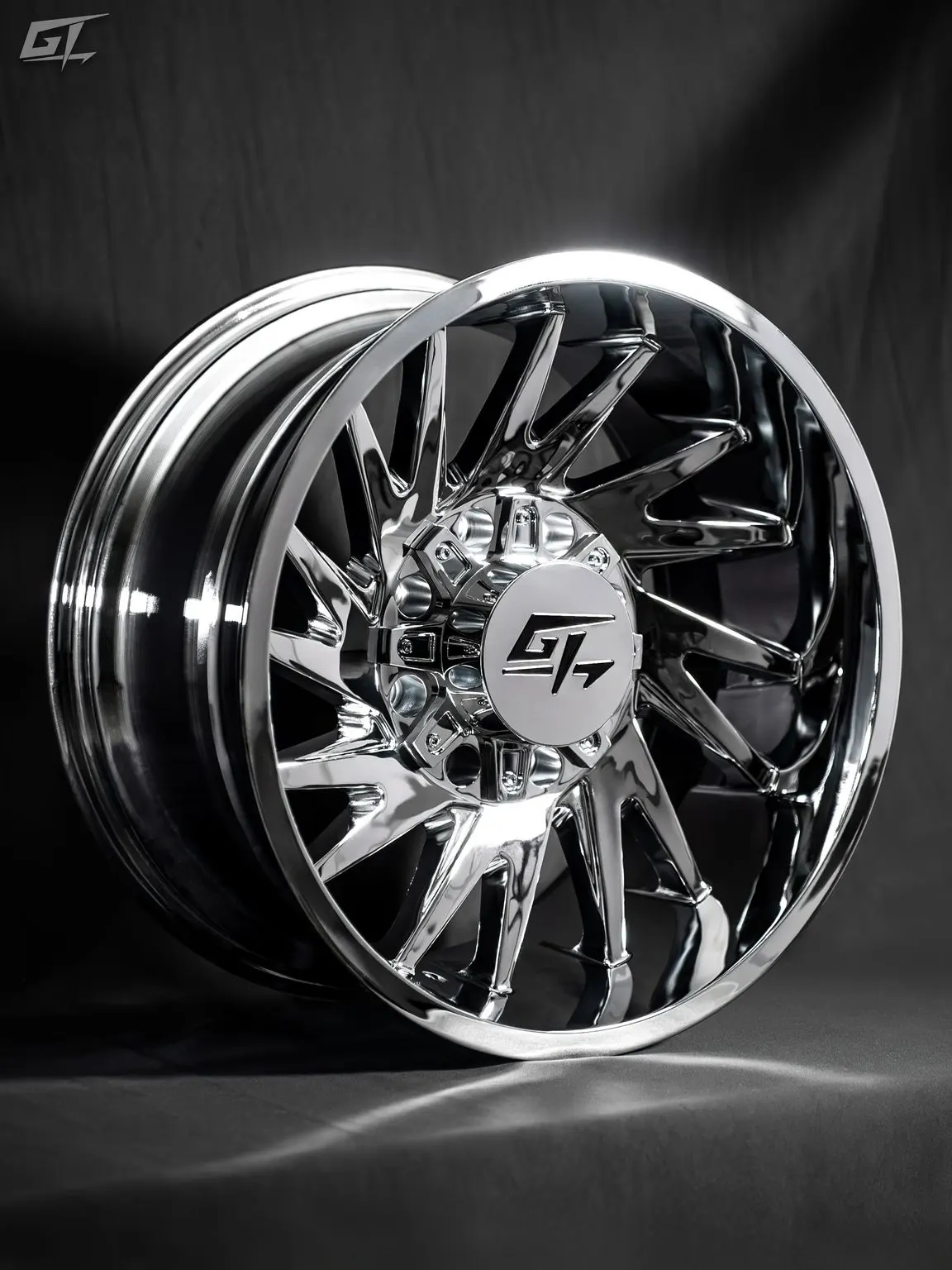 GT Off-Road Tomahawk in Chrome, studio shot