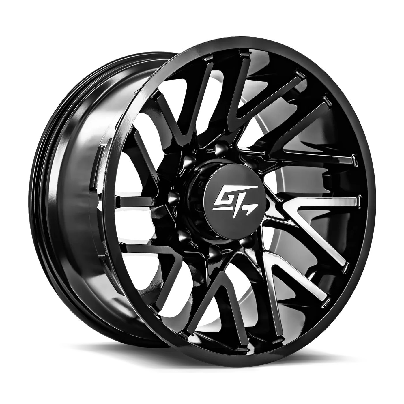 Roue GT Off-Road Aggression au fini Noir lustré