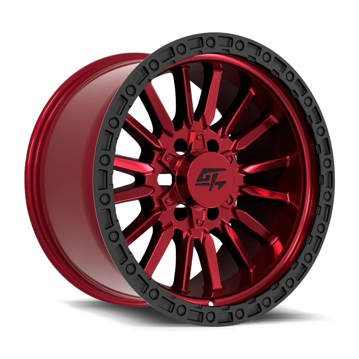 Roue GT Off-Road Chamber au fini Rouge Inferno