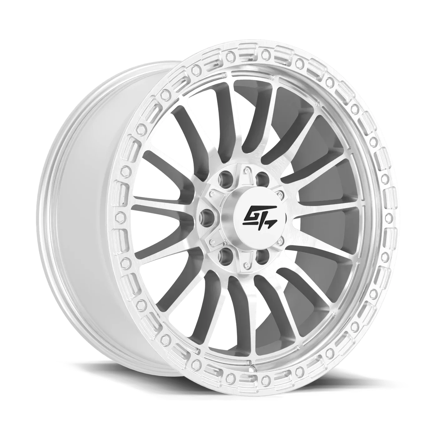 GT Off-Road Renegade wheel in Silver Machined