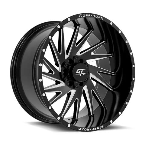 GT Off-Road Tomahawk in Gloss Black Milled